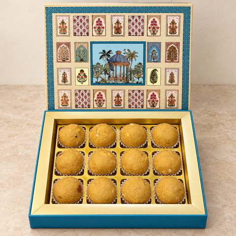 Suneheri Mithaas - Besan Laddoos - (Delivered Separately Next Day)