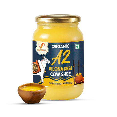 Umanac Organic A2 Bilona Cow Ghee 500ml