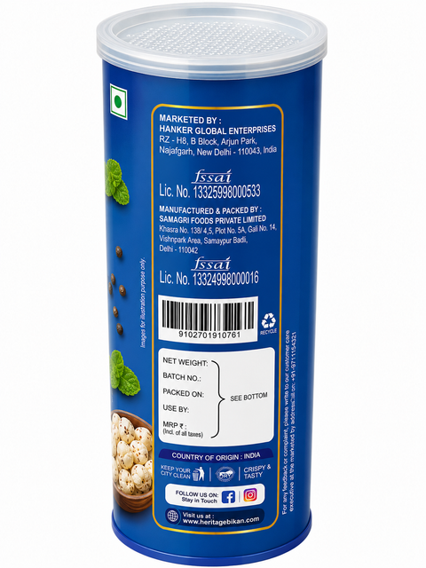 HOB Mint Makkhana 60G