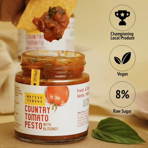 Native Tongue Tomato Almond Pesto 200 grams