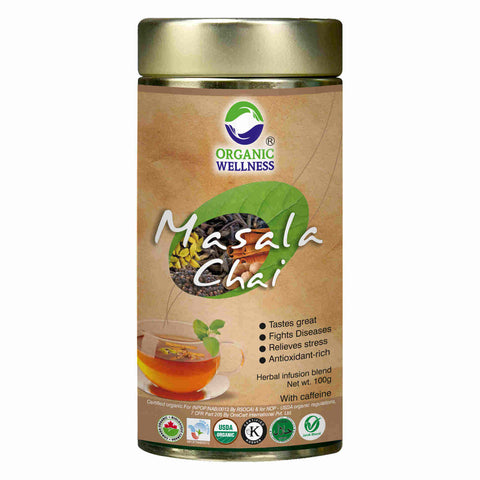 Organic Wellness Masala Chai (Tin) 100 grams