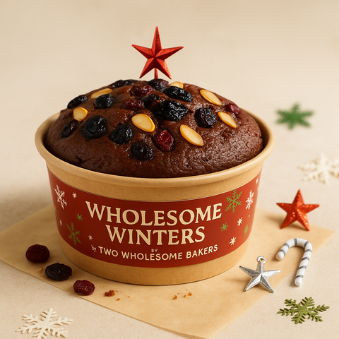 Rum Infused Plum Cake (Round)