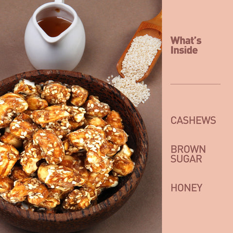 Nourish Organics Honey Roasted Cashew 100grams