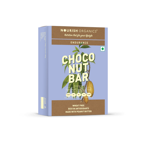 Nourish Organics Choco Nut Bar, 30g (Pack of 6)