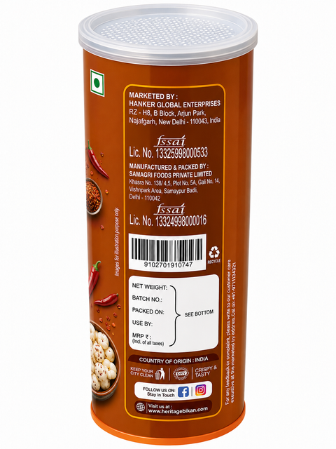 HOB Peri -Peri Makhana 60G