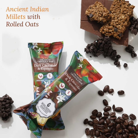 Crunchy Granola Bars - Dark Chocolate & Espresso (Single)