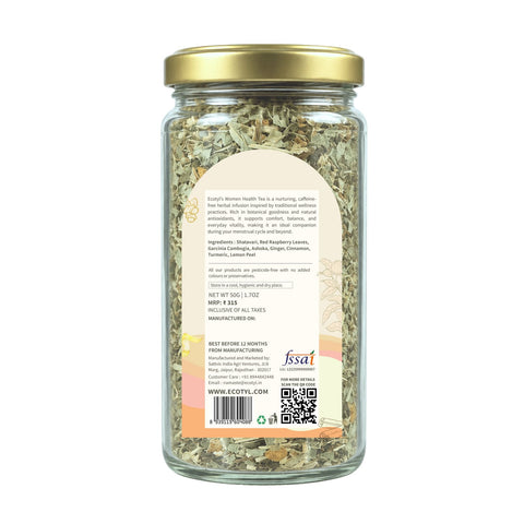 Ecotyl Women's Health Tea | Hormonal Balance | Herbal Tea | 50g