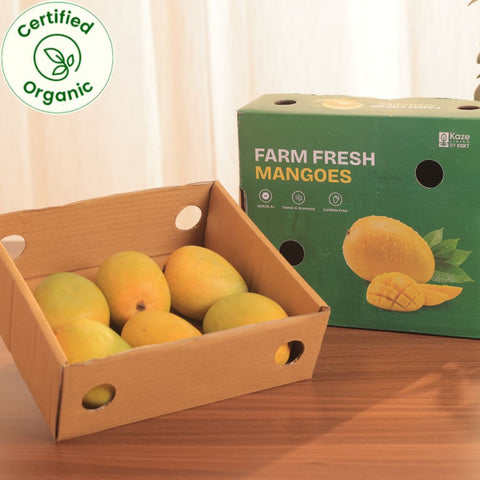 Alphonso Mango (Certified Organic ) 6 Pc Box