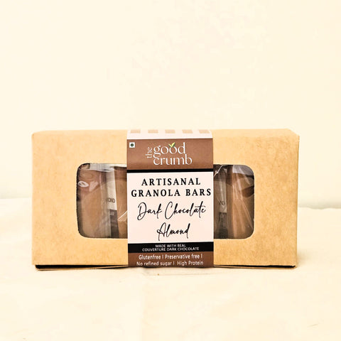 Dark Chocolate Granola Bars (Box of 6 Bars)