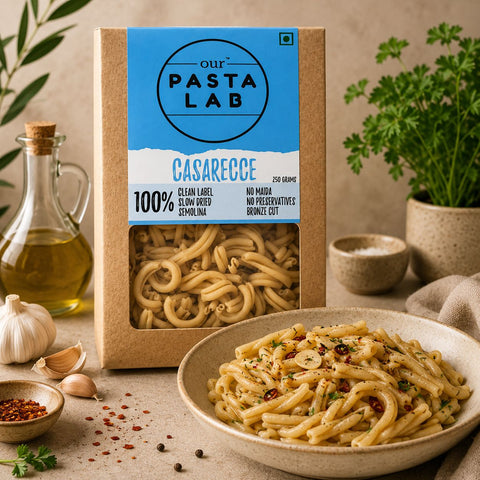 Our Pasta Lab Eggless Semolina Casarecce 250grams