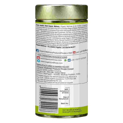 Organic Wellness Darjeeling Green Tea (Tin) 100 gm
