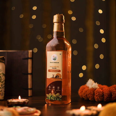 KSKT Yellow Mustard Oil (Cold Pressed)