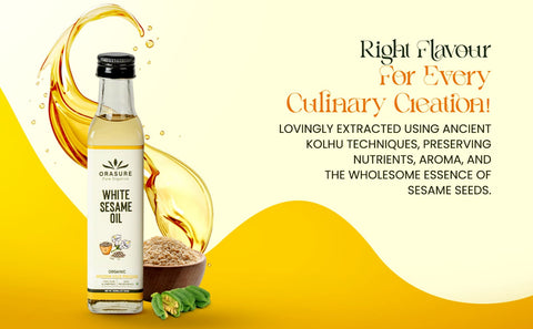 Orasure Organics White Sesame Oil