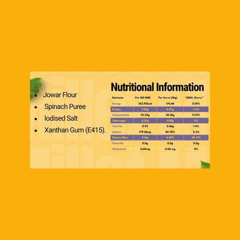 Millet Me Jowar Spinach Fettuccine 220g