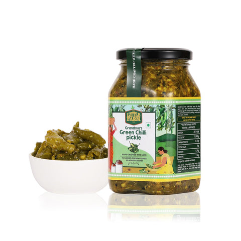 TheLittleFarmCo Green Chilli Pickle