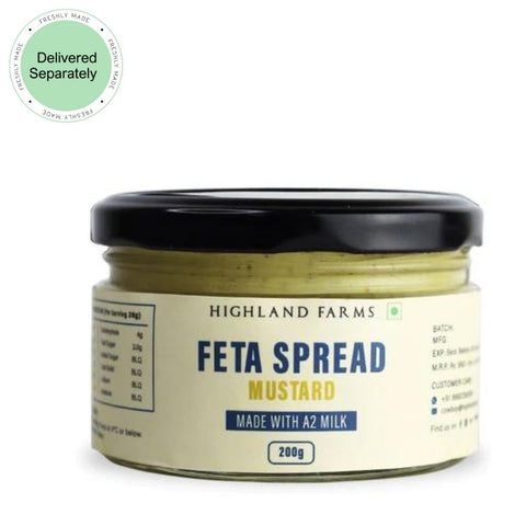 Feta Spread Mustard (Delivered Separately)