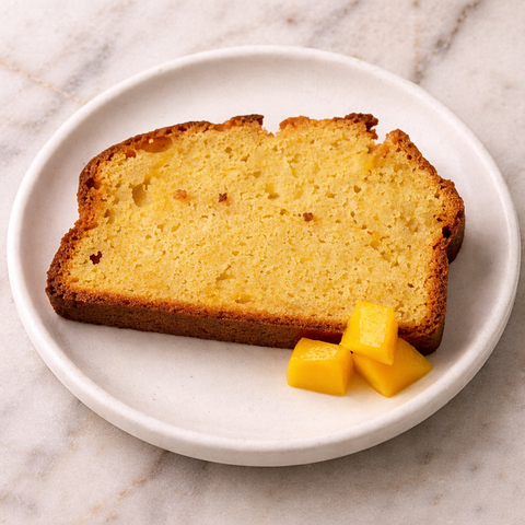 Mango Infused Cake Slice