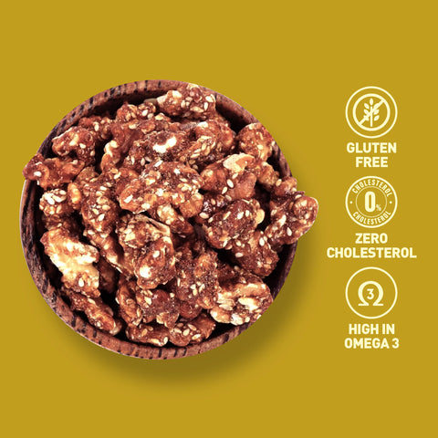 Nourish Organics Honey Roasted Walnut 100grams