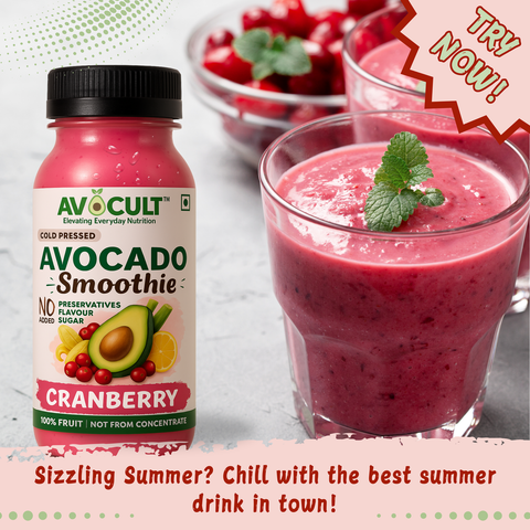 Avocado Cranberry Smoothie