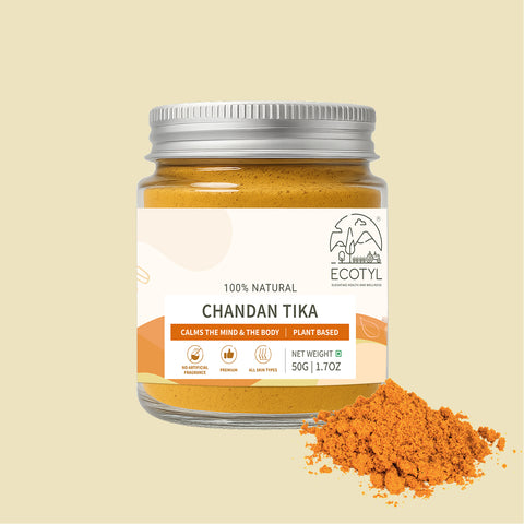 Ecotyl Chandan Teeka | Natural Sandalwood Teeka | Puja & Meditation | 50g