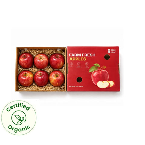 Apple Kinnaur (Certified Organic) 6 Pcs Box