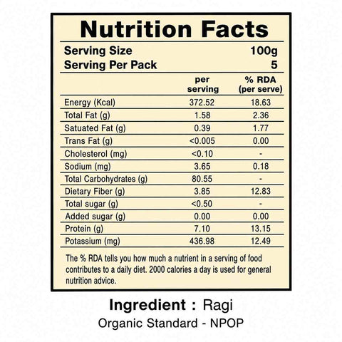 Orasure Organics Ragi Flour