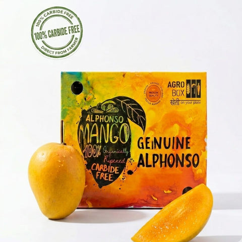 Premium Alphonso box Mango 6pc (Carbide Free) 200-240gm per Pc