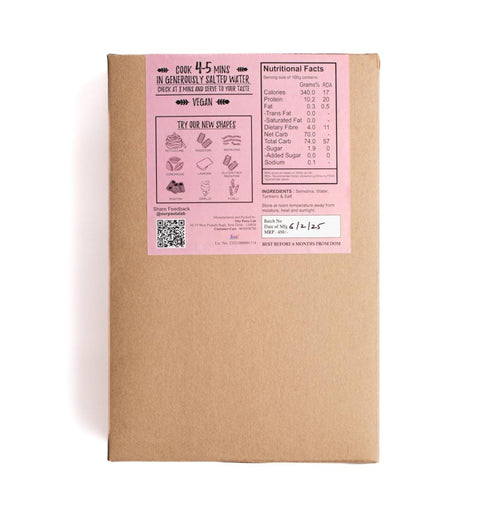 Eggless Semolina Gigli