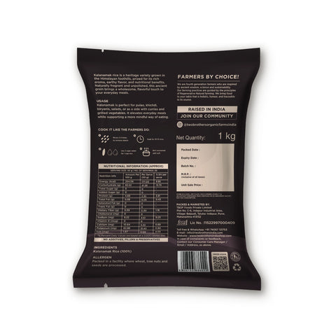 Kalanamak Rice 1KG | Low GI, Diabetic-Friendly Native Rice