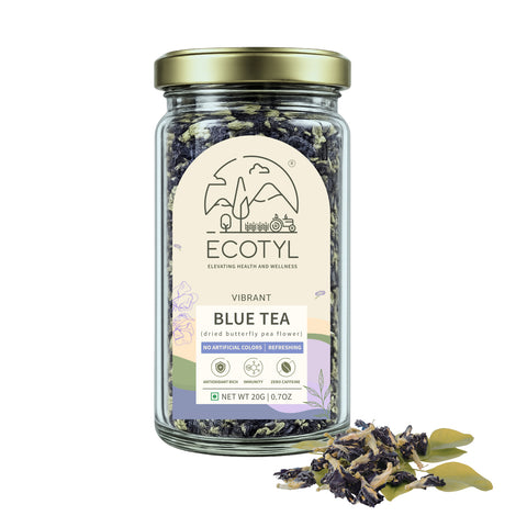 Ecotyl Blue Tea | Dried Butterfly Pea Flowers | Herbal Tea | 20g