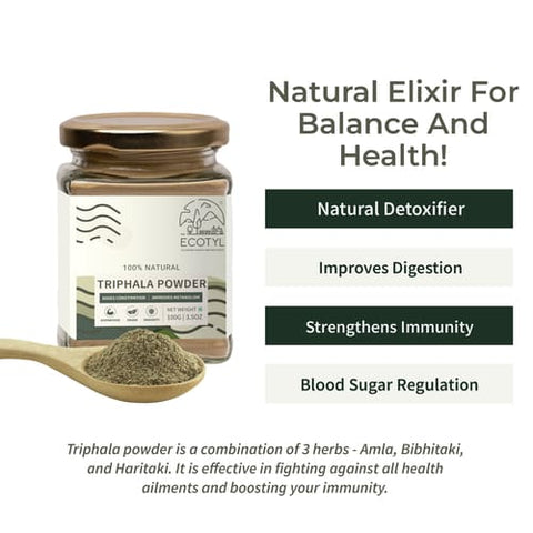 Ecotyl Organic Triphala Powder 100 grams