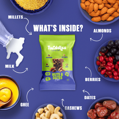 Twiddles Date and Nut Power Bite 20grams each pack