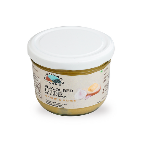 A2 Cow Milk Butter (Garlic herbs) (Delivered Separately Next Day)