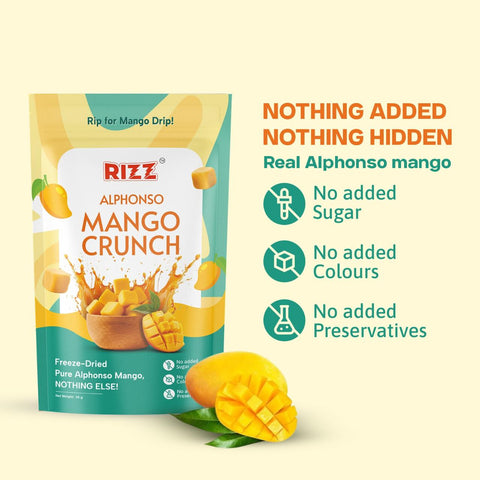 Alphanso Mango Crunch (Freeze dried)