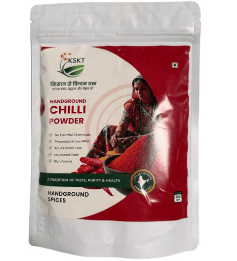 Handgrounded Red Chilli Powder