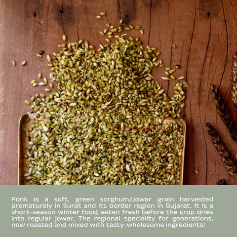 Ponk Trail-Mix with Curry Leaves in Ghee