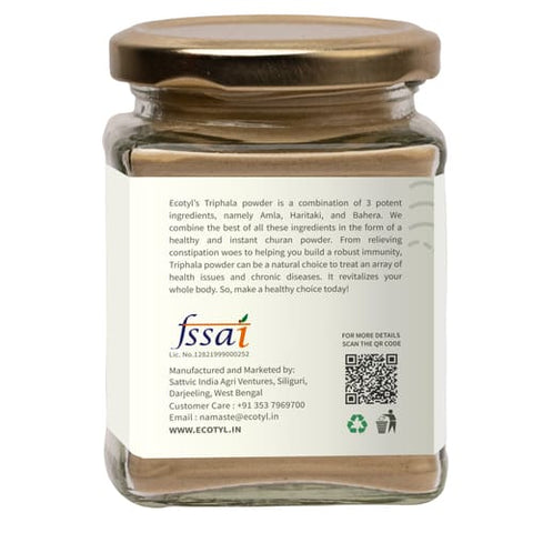 Ecotyl Organic Triphala Powder 100 grams