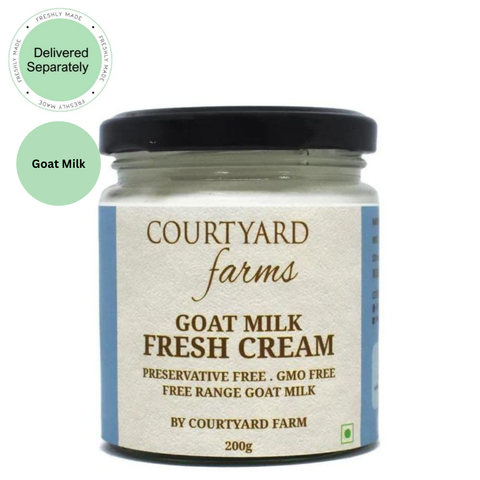 Goat Milk Fresh Cream (Delivered Separately Next Day)