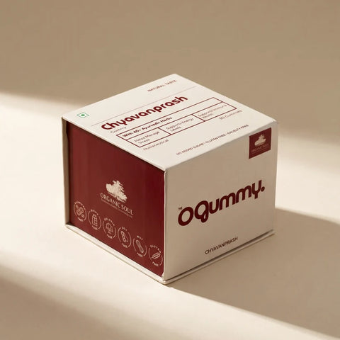 Organic Soul Chyavanprash O Gummy – 40+ Ayurvedic Herbs | No Added Sugar | 30 Gummies