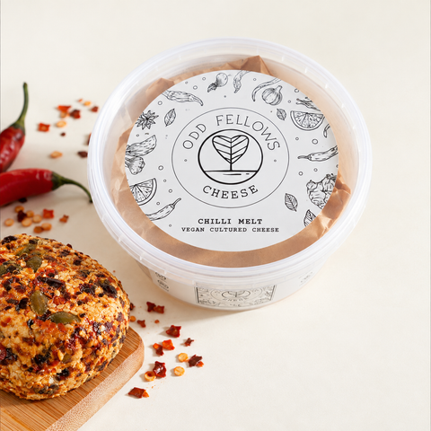 Odd Fellow Brews Vegan Cultured Cheese Chilli Melt