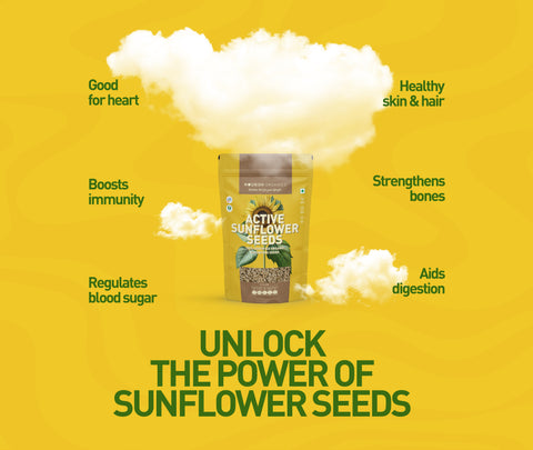 Nourish Organics Active Sunflower Seeds 400grams