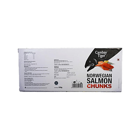 Cambay Tiger Norwegian Salmon Portions Skin Off - 220g