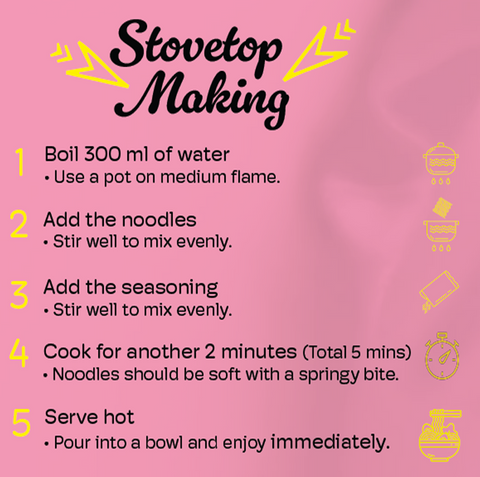 Jify Korean Ramen, Cheese Flavour