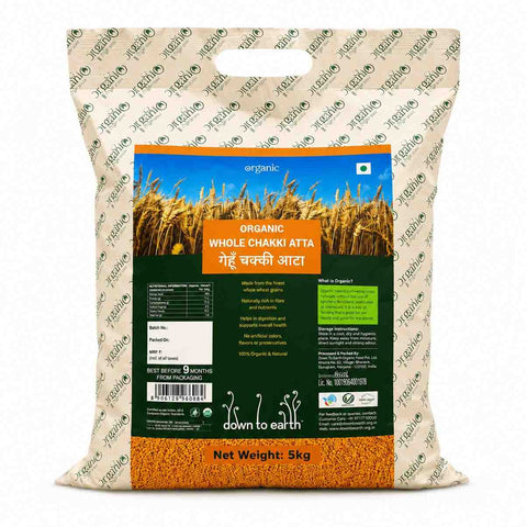 Down to Earth Wheat Chakki Atta 5kg