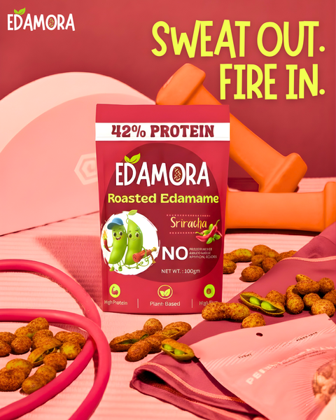 EDAMORA Roasted Edamame - Sriracha 100grams