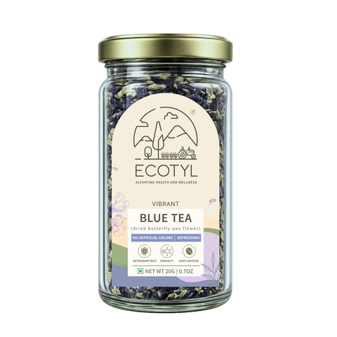 Ecotyl Blue Tea | Dried Butterfly Pea Flowers | Herbal Tea | 20g
