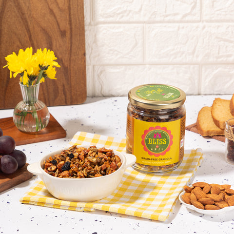 Grain Free Granola with Almond Cinnamon Berry