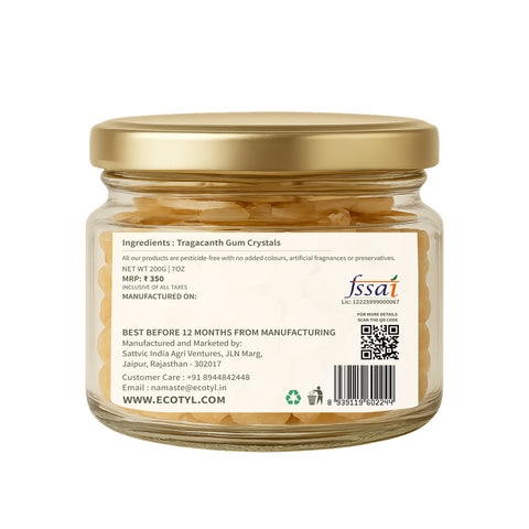Ecotyl Gond Katira | Natural Cooling Gum | Supports Digestion | 200g