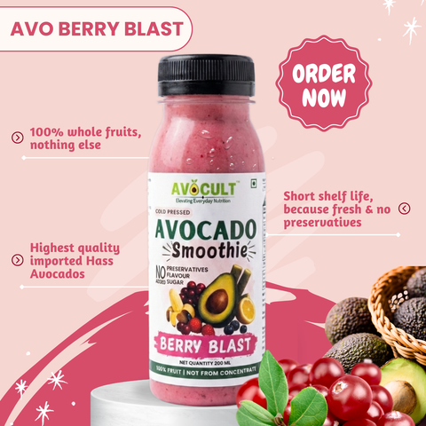 Avocult Avocado Cranberry Smoothie 200 ml