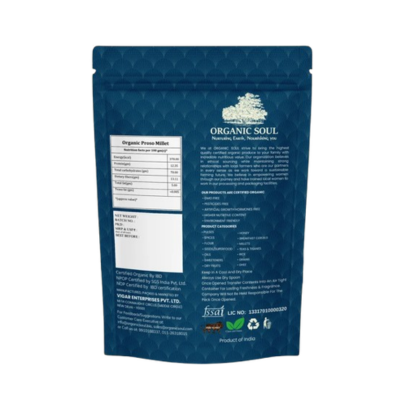 Organic Soul Organic Proso Millet – Unpolished | 500 g